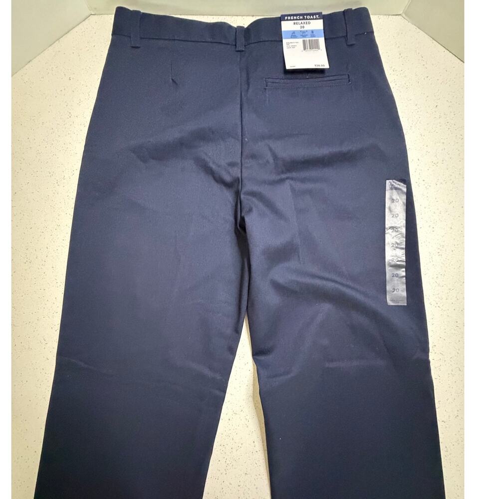 NEW French Toast Relaxed Uniform Pants Blue Size 20